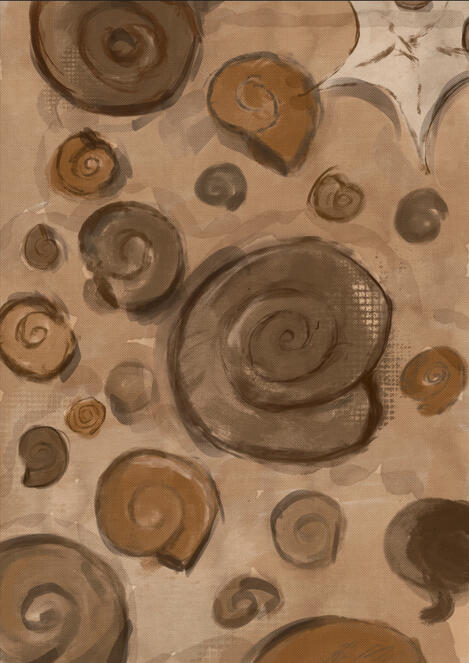Stylized Study of Fossils