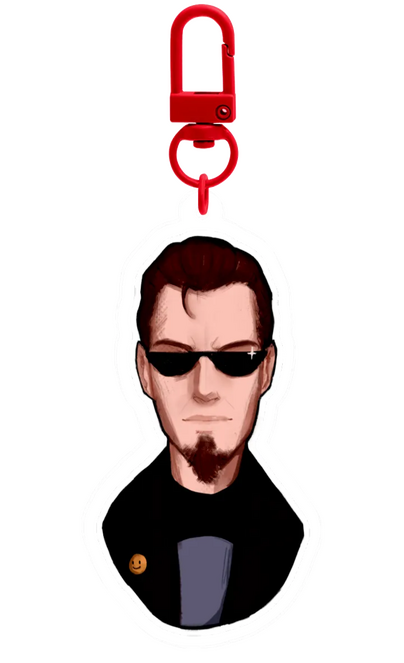 Postal 2 dude keychain